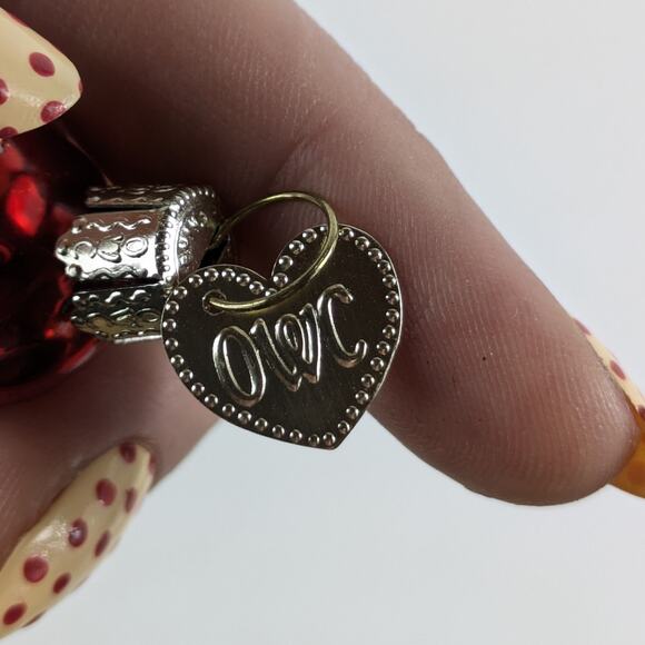 Handblown Glass Old World Christmas Santa Ornament 2.75″ Hand‑Painted Glitter - Picture 3 of 4